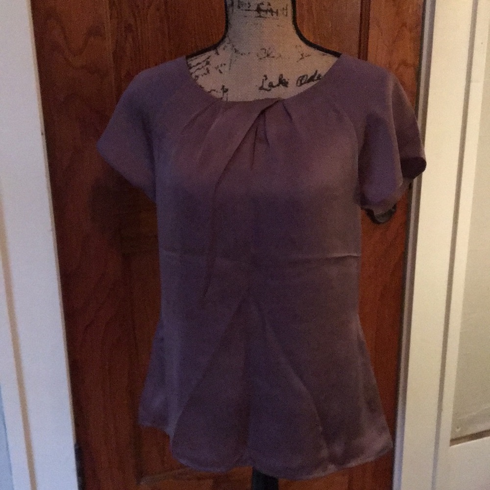 Polyester purple top